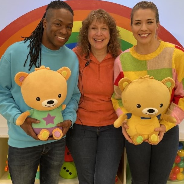 Helen & Toddler Club presenters Nigel and Gemma Helen & Toddler Club presenters Nigel and Gemma