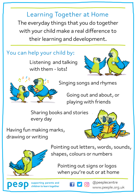 Learning Together at Home HLE handout - parents
