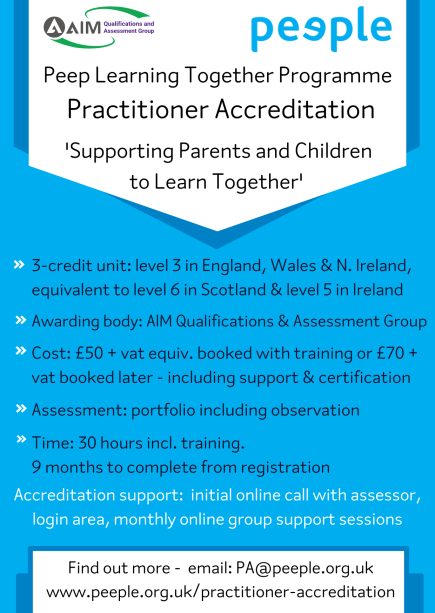 Practitioner Accreditation Peep - A4 flyer