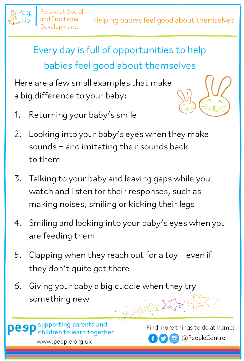 Peep tip - Helping babies feel good